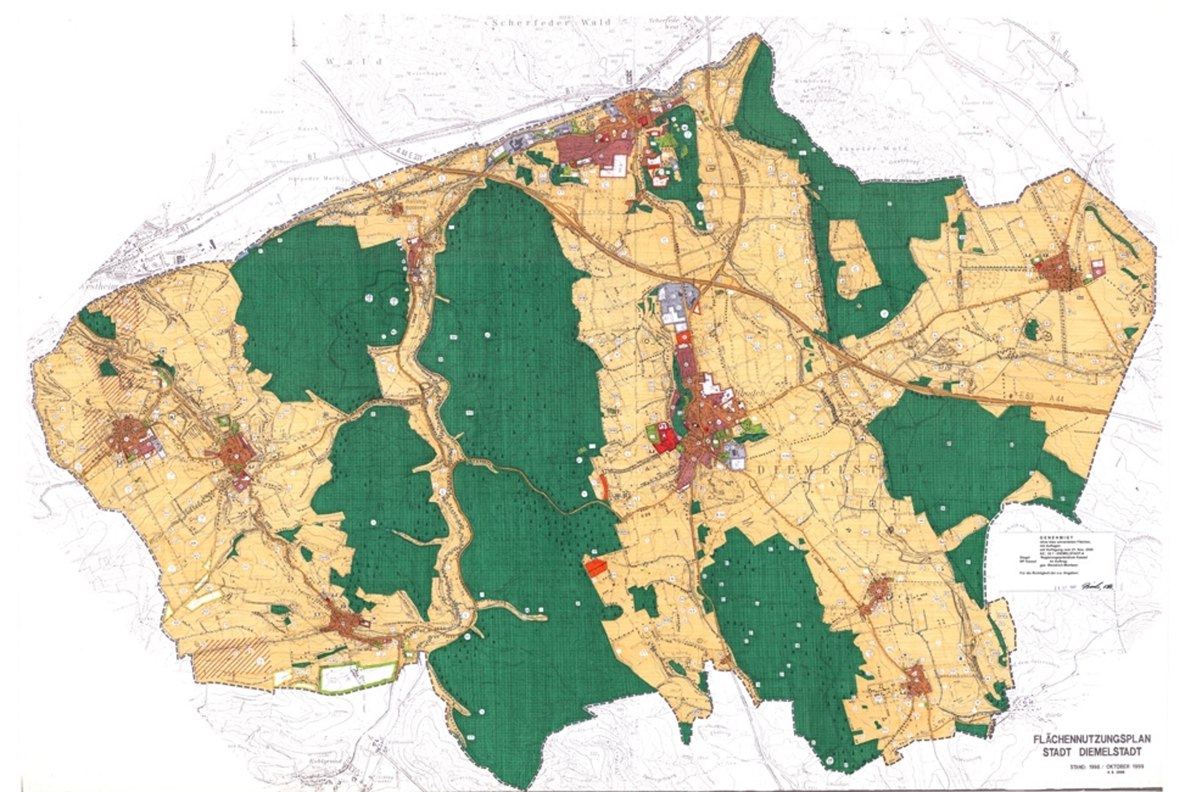 Flächennutzungsplan der Stadt Diemelstadt Startseite
